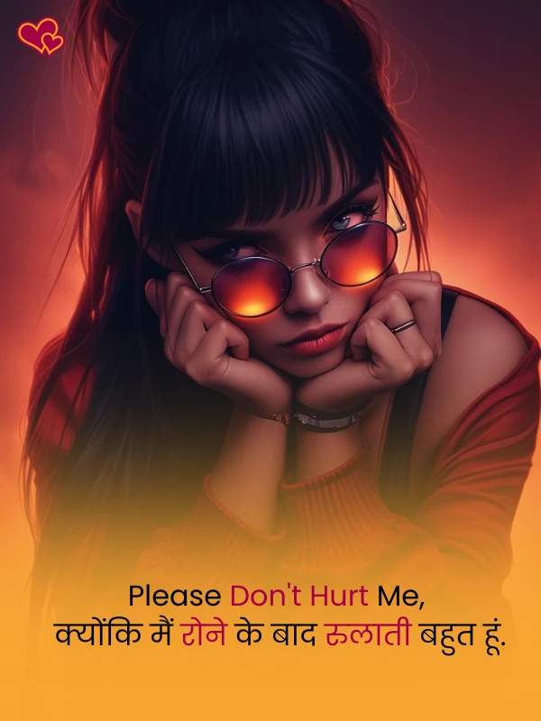attitude shayari for girls