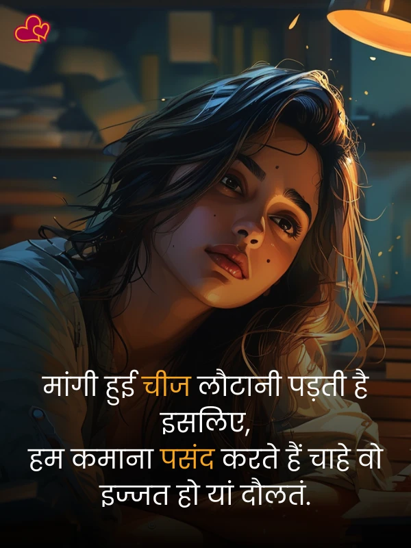 killer attitude shayari for girls