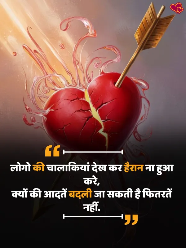 True love broken heart shayari