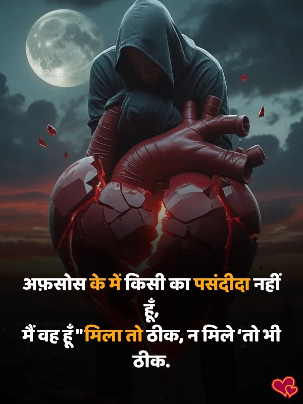 emotional broken heart shayari