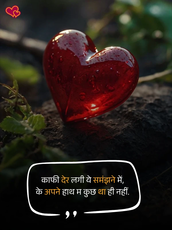 2 line heart touching shayari