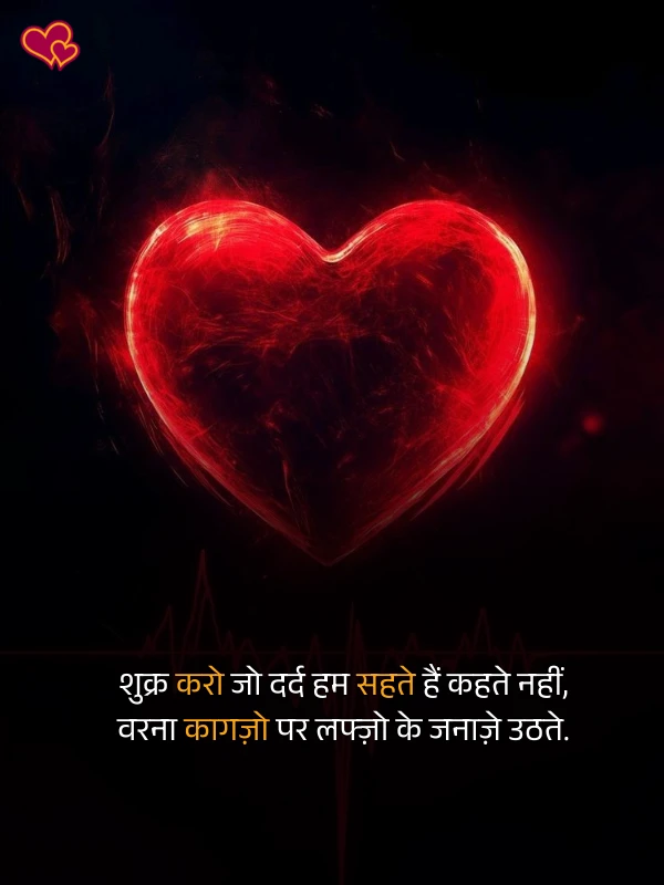 heart touching shayari