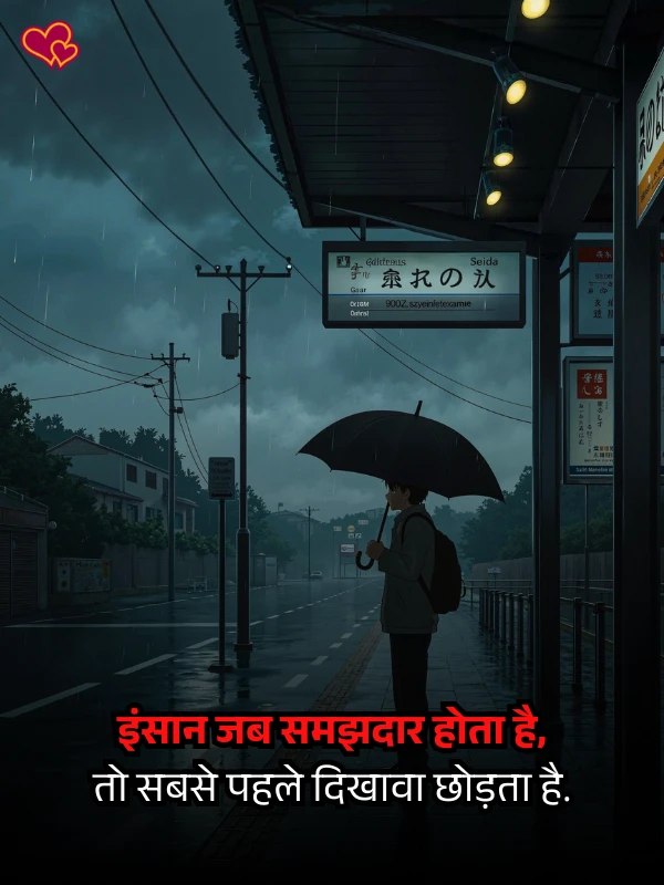 2 line akelapan shayari