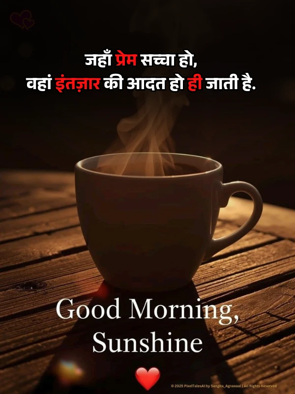 good morning shayari