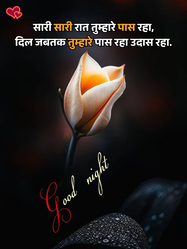 good night shayari in hindi
