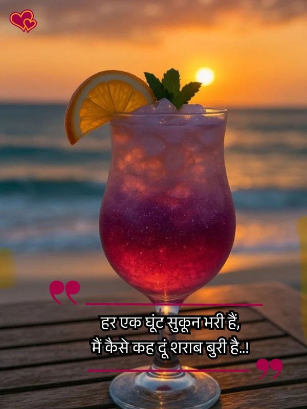 sharab shayari in hindi - shayaripower